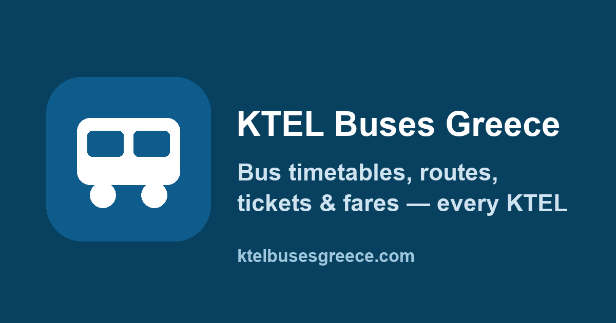 Saronic Route Corfu bus timetable 2026 — KTEL Kerkyras routes & times